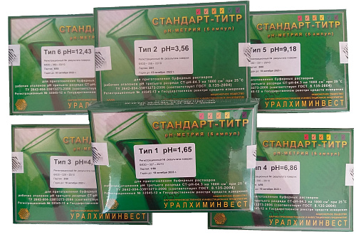 Стандарт-титр для буферных растворов рН-метрии